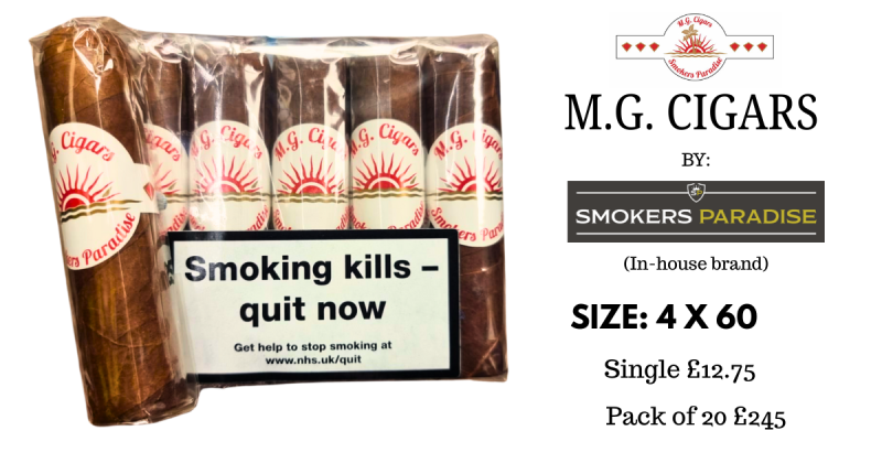 MG Cigars Smokers Paradise (Available in 3 Sizes / Single Pack of 20( - Image 4