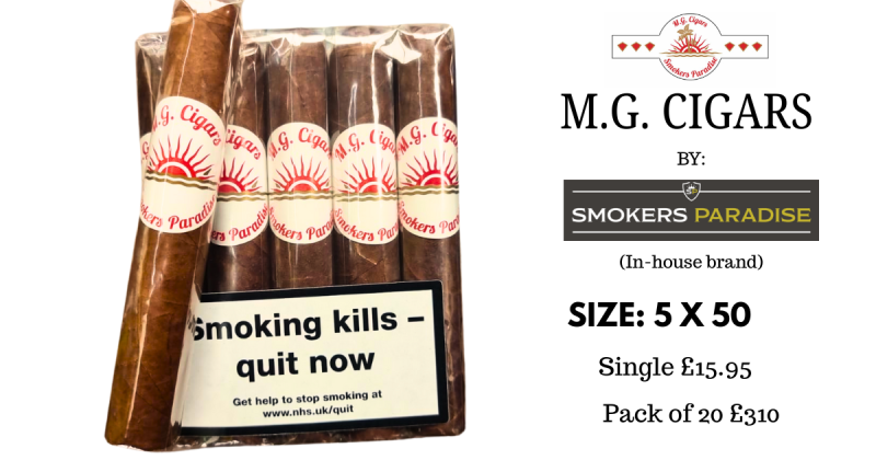 MG Cigars Smokers Paradise (Available in 3 Sizes / Single Pack of 20( - Image 3