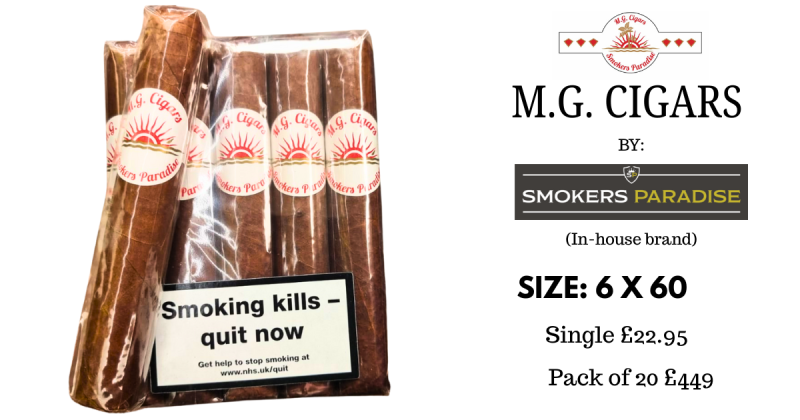 MG Cigars Smokers Paradise (Available in 3 Sizes / Single Pack of 20( - Image 2