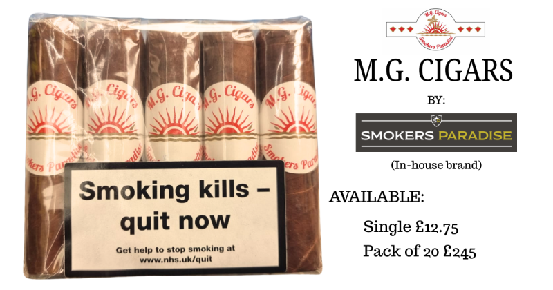 MG Cigars Smokers Paradise (Available in 3 Sizes / Single Pack of 20(