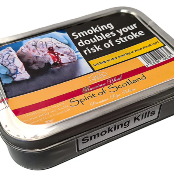 Gawith Hoggarth American Blend Spirit of Scotland Pipe Tobacco 50g Tin - Available in Single & Pack of 5